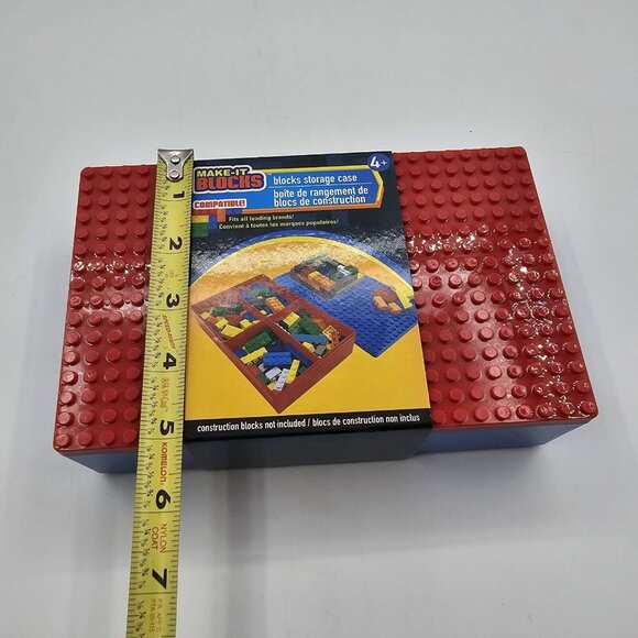 Make It Blocks Blocks Storage Case Container Compatible Fits All Leading Brands - Picture 7 of 9